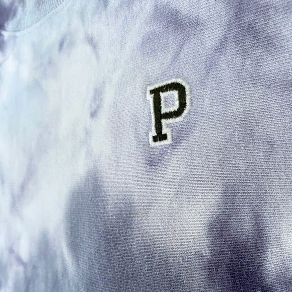 ✨SALE✨ PINK Tie Dye Cropped Sweatshirt - Picture 2 of 5